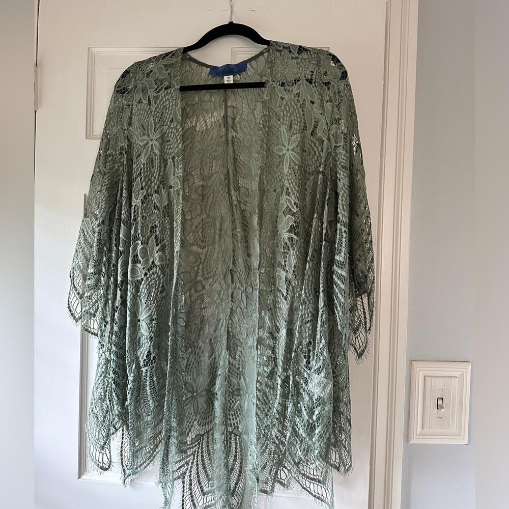 Blue Rain lace top
